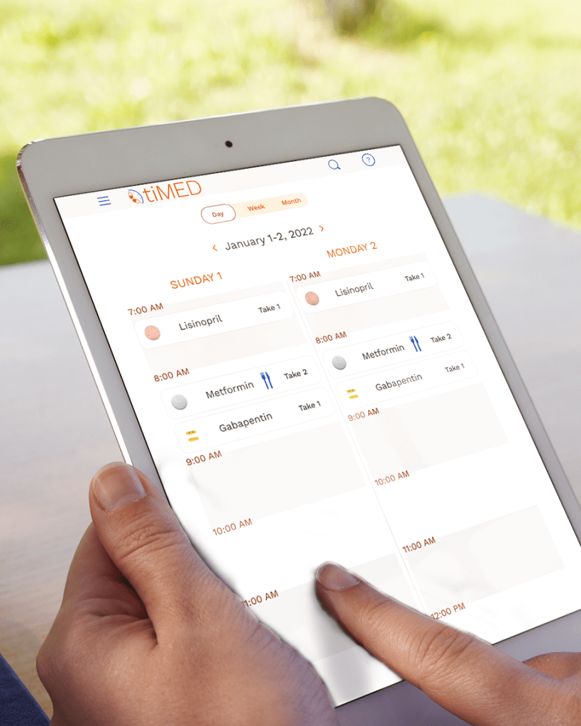 TiMED medication organization app